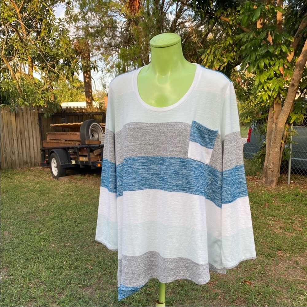 Market & Spruce Vreelan 1 Pocket Side Knot Knit Top Size XXL NWT